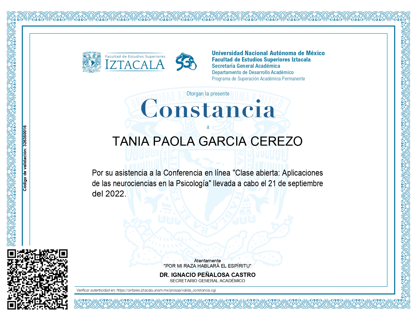 Certificado
